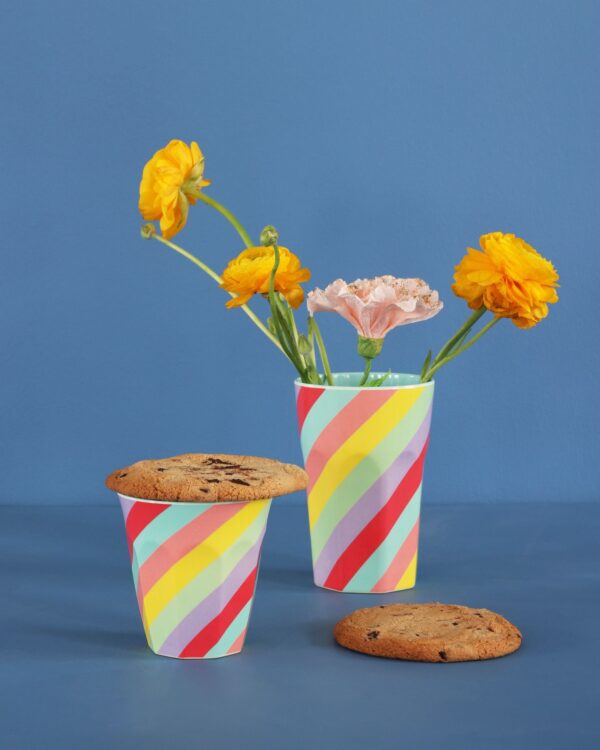 Afbeelding laden in Galerijviewer, Rice - Melamine beker - Summer Rush Print- Medium
