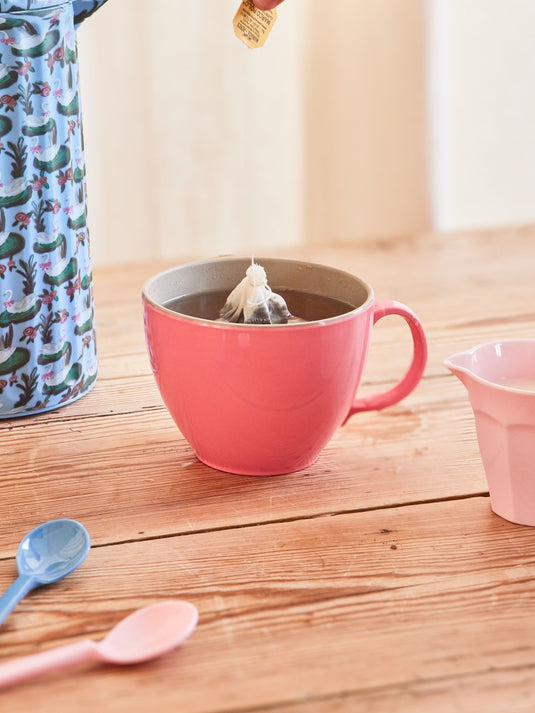 Rice - Melamine Jumbo Mok in Koraal