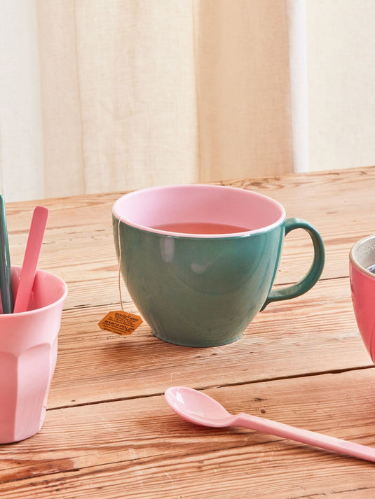 Rice - Melamine Jumbo Mok in Legergroene kleur