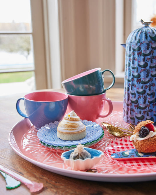 Rice - Melamine Jumbo Mok in Legergroene kleur