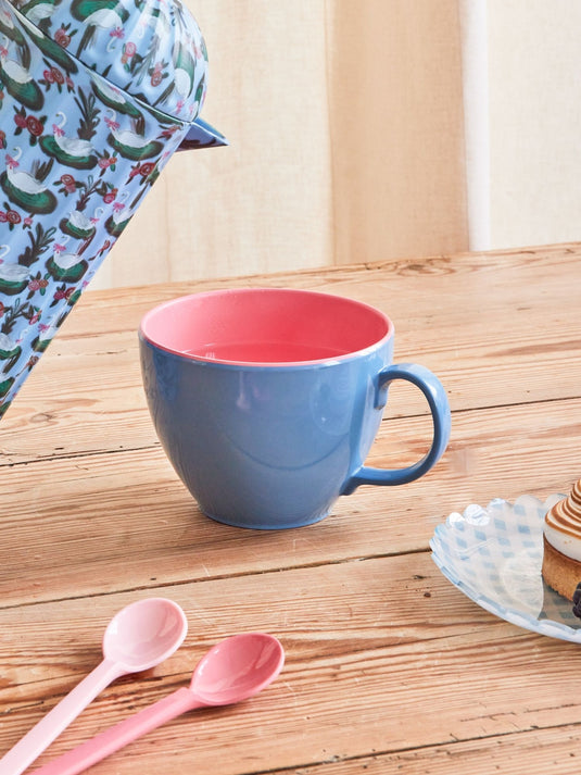 Rice - Melamine Jumbo Mok in rustig blauw