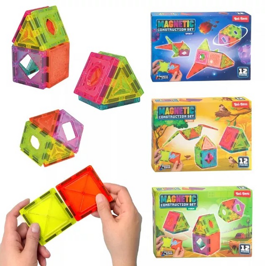 Magnetische bouwset – 12-delig