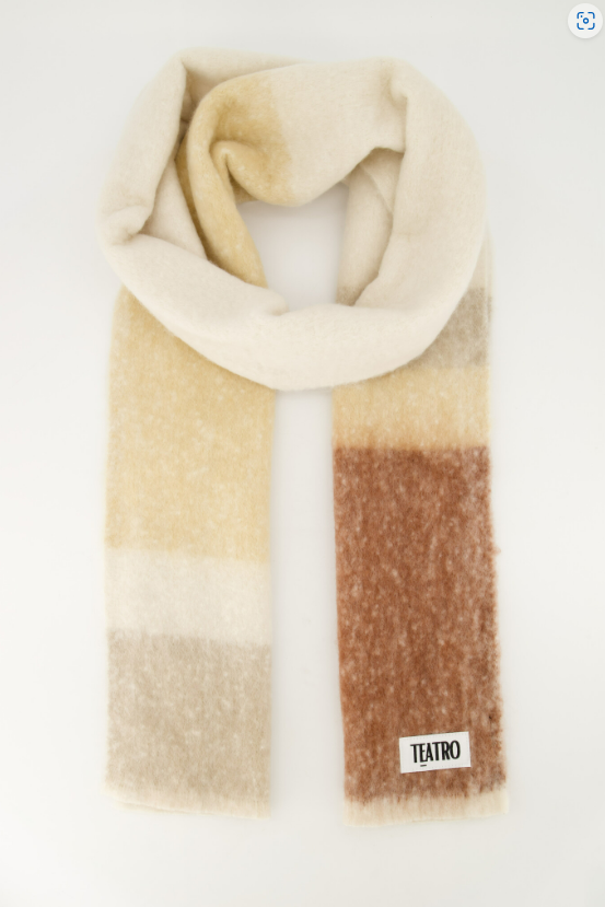 Afbeelding laden in Galerijviewer, Sjaal - Bruin - 100% Gerecycled
