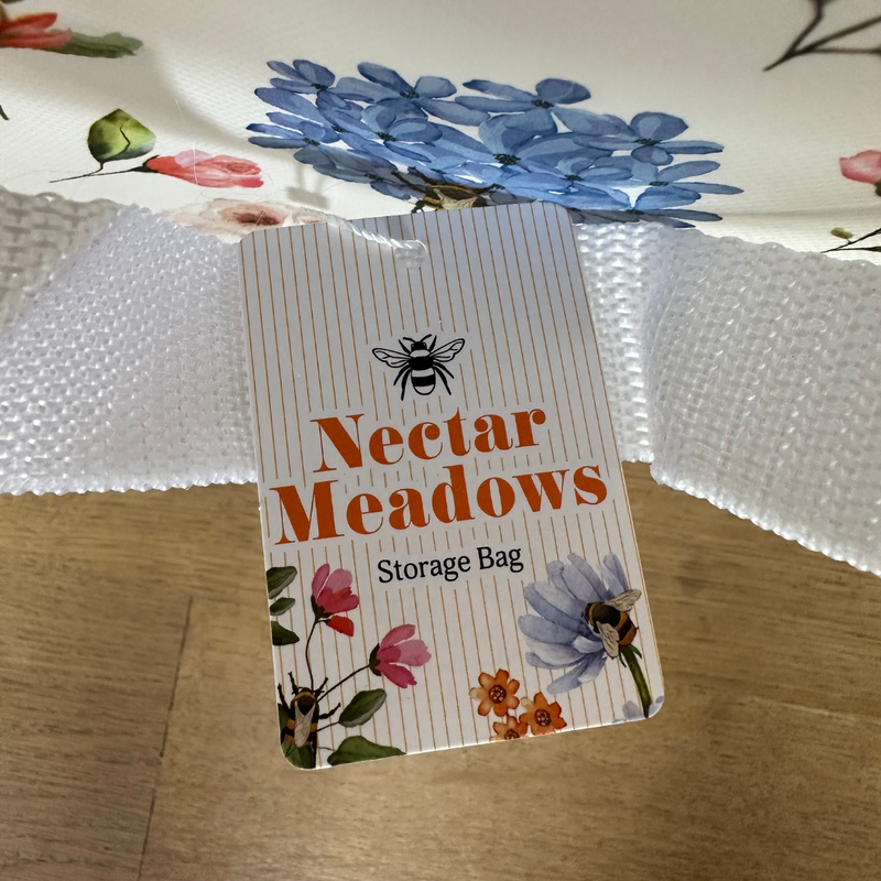 Afbeelding laden in Galerijviewer, Nectar Meadows jumbotas/ opbergtas/ wastas met rits
