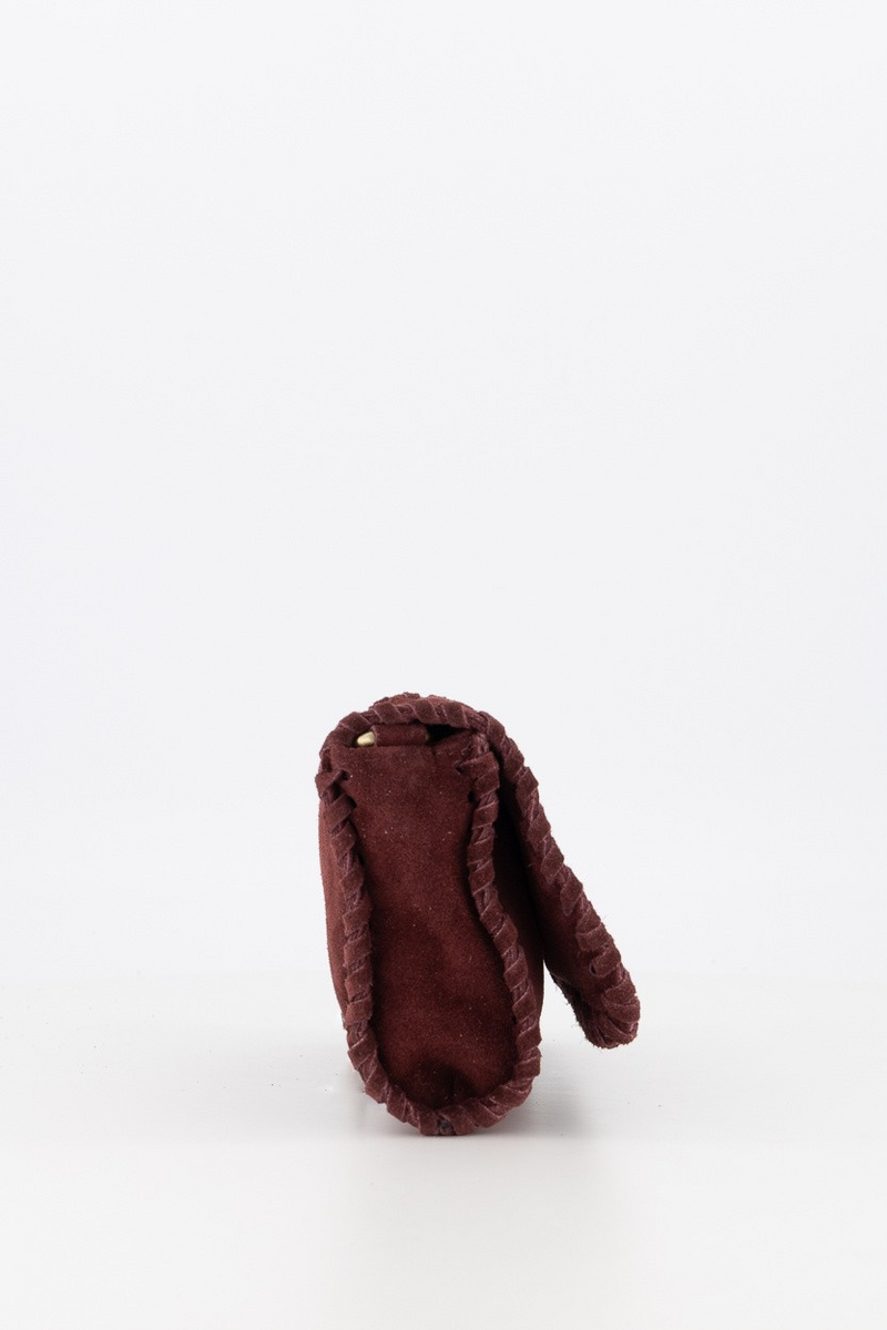 Afbeelding laden in Galerijviewer, Romee - Suede - Crossbody tas - Bordeaux
