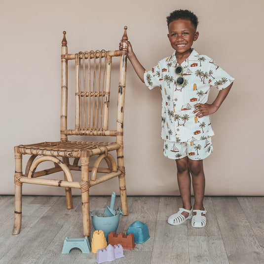 Sailing Seersucker | Sporty Shorts - Salted Stories 2026