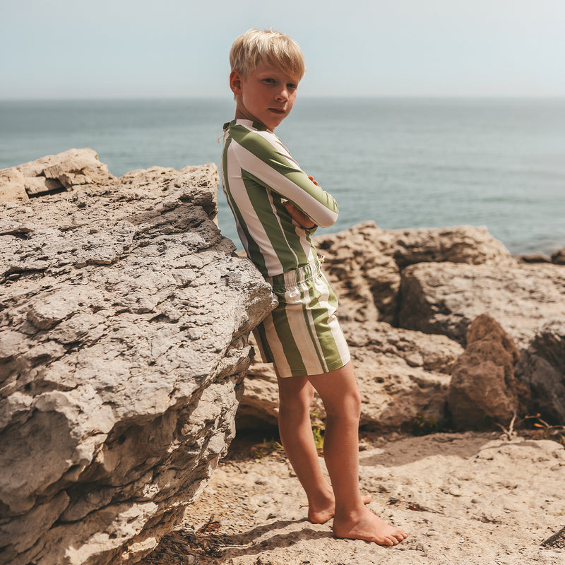 Afbeelding laden in Galerijviewer, Wide Stripe | Swim Shorts Salted Stories 2026
