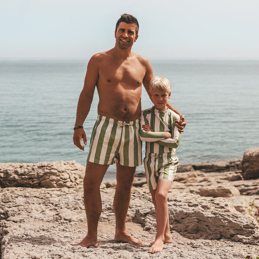 Wide Stripe | Swim Shorts Salted Stories 2026