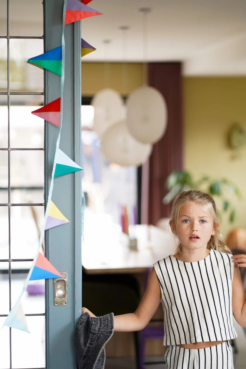 Afbeelding laden in Galerijviewer, rPET Slinger/ vlaggenlijn Circus Mini
