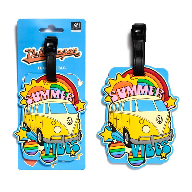 Afbeelding laden in Galerijviewer, Volkswagen Busje Summer Vibes Kofferlabel
