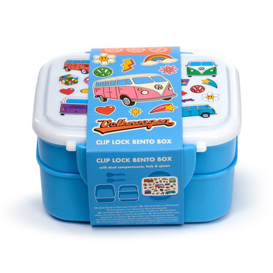 Volkswagen Busje T1 Retro lunch box met bestek