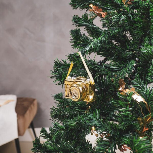 XMAS Hanger - kerstbal - Camera Goud