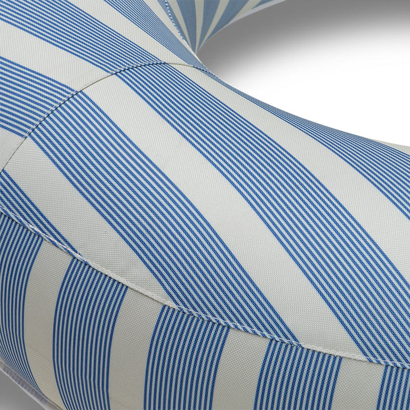Afbeelding laden in Galerijviewer, Swim Essentials Premium Zwemring Monaco Blauw/Beige – Ø 120 cm
