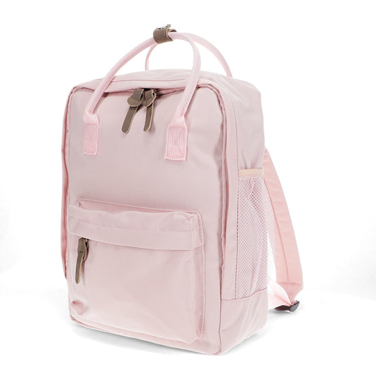Rex London Compacte rugzak in geel, rood, groen en roze.