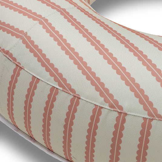 Swim Essentials Premium Zwemring Rood/Beige - Saint Tropez – Ø 120 cm