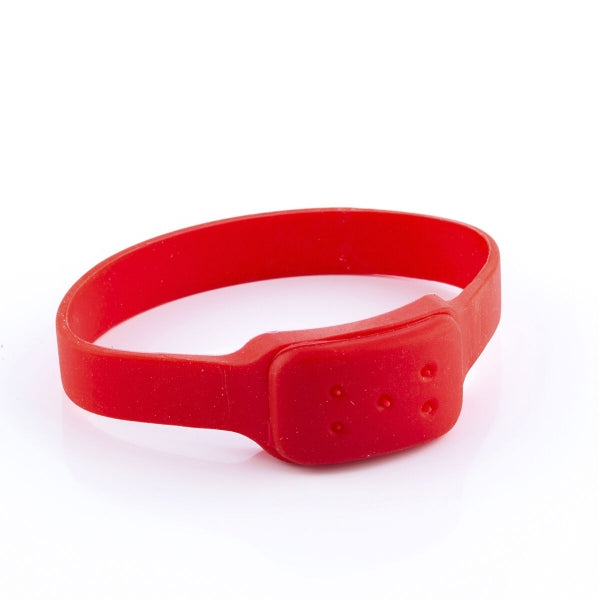 Citronella anti-muggen armband in ROOD
