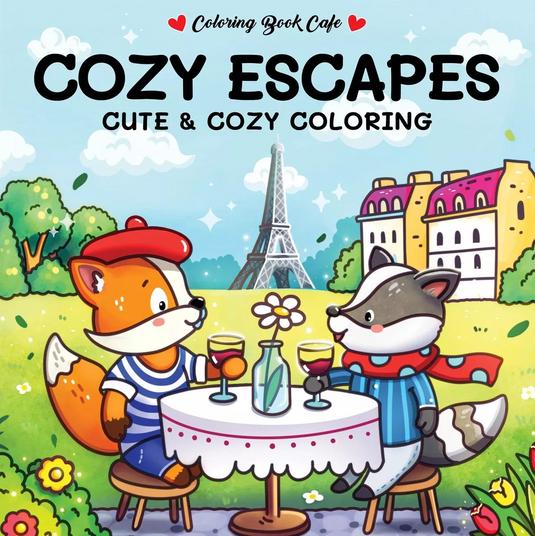 Cozy escapes Cute & Cosy coloring