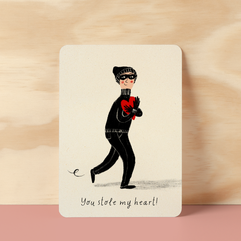 Afbeelding laden in Galerijviewer, Ansichtkaart | You stole my heart
