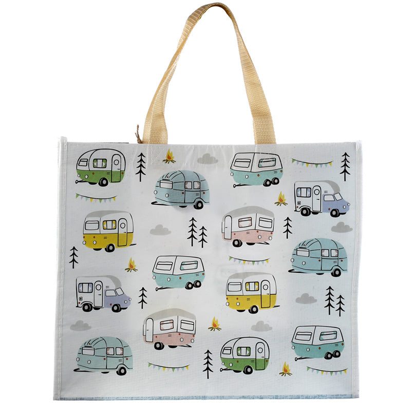 Afbeelding laden in Galerijviewer, Wildwood Caravan- camper herbruikbare boodschappentas
