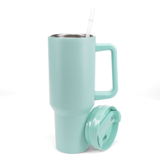 Reisbeker met handvat (1,2 liter) - Lichtblauw