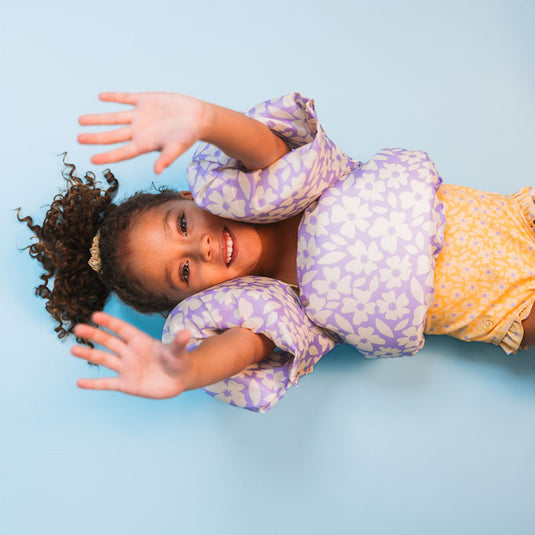 Puddle Jumper - Paars - Bloemig - 2/6 jaar