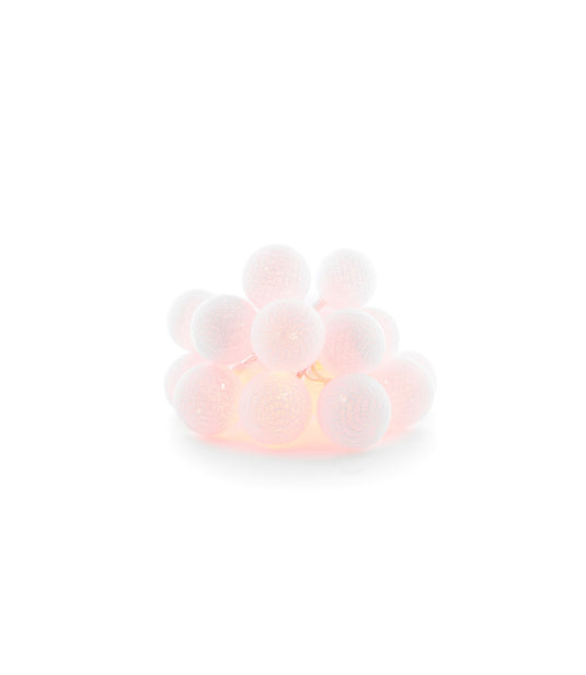 Cotton Ball Lights - Buitenlichtslinger - Blanco