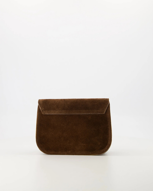 Suede – Crossbody tas – Donkerbruin