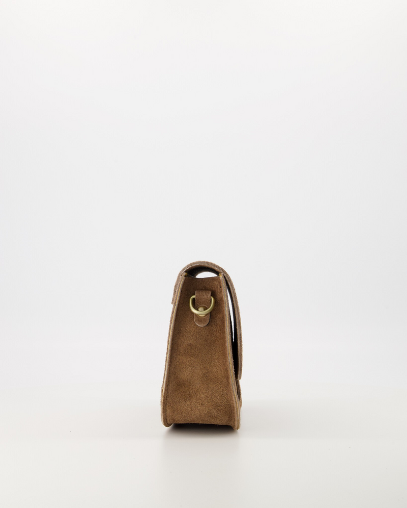 Afbeelding laden in Galerijviewer, Suede – Crossbody tas – Taupe
