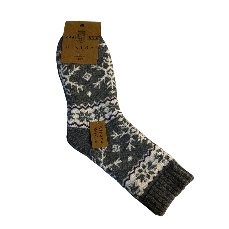 Afbeelding laden in Galerijviewer, Wollen Alpaca Sokken Dames 5 kleuren
