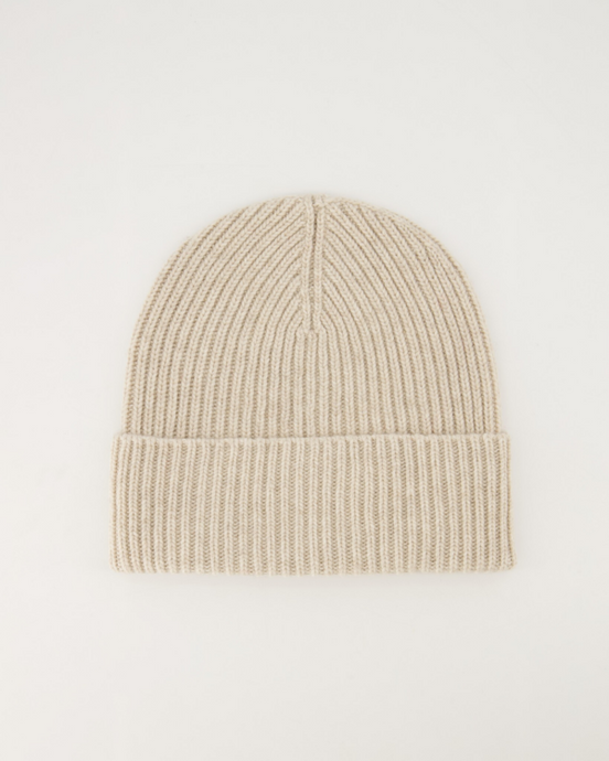 Muts - Beanie - Ecru - Greencash garen Eco Cashmere