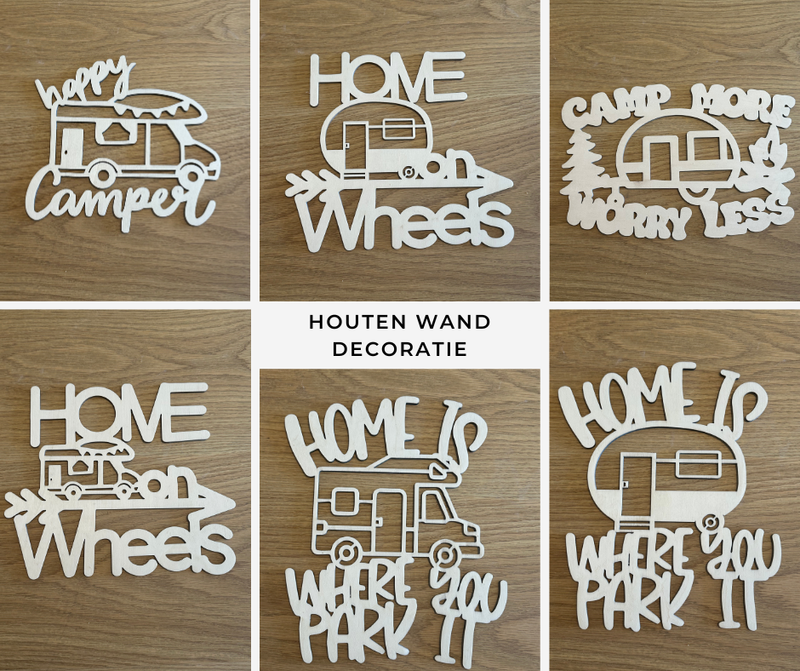 Afbeelding laden in Galerijviewer, Houten wanddecoratie voor je camper of caravan
