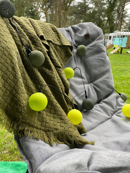 GUIRLED - Fern Fairy Lights Outdoor waterdichte en op zonne-energie aangedreven LED-ballen (32 ballen)