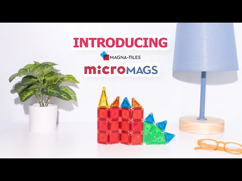Video laden en afspelen in de galerijviewer, MAGNA-TILES® Micro Mags Travel Set 26 Piece
