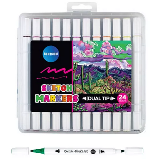 12 sketch markers - stiften