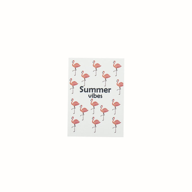 Afbeelding laden in Galerijviewer, Flamingo Ansichtkaart  &#39;Summer vibes&#39;
