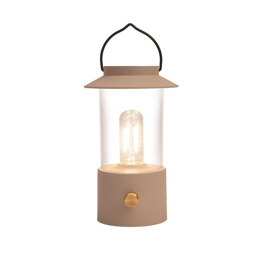 Tafellamp / Campinglamp zand/ beige kleur
