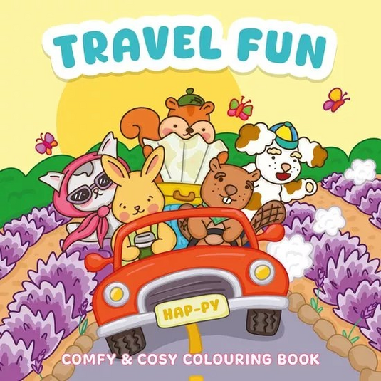 Travel fun Comfy & Cosy colouring