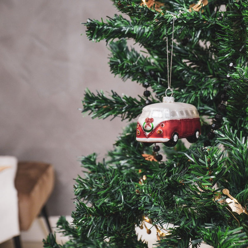 Afbeelding laden in Galerijviewer, XMAS Hanger - kerstbal - Bus - Rood
