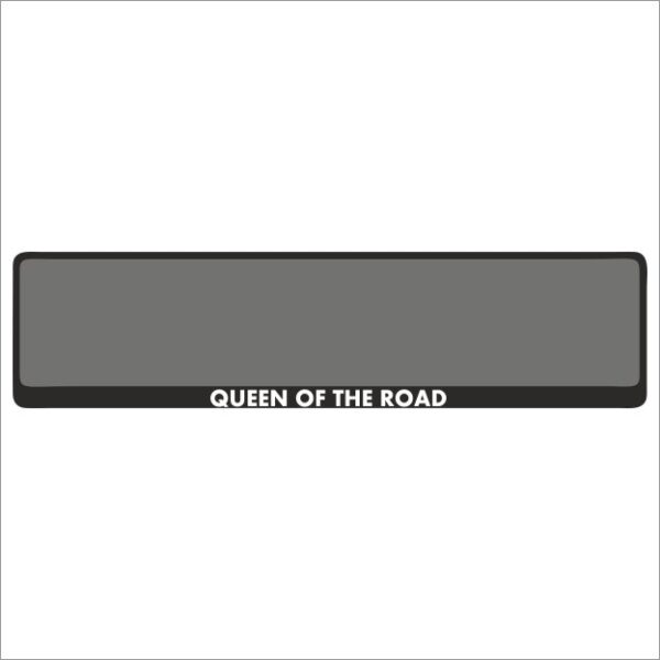 Kentekenplaathouder - Queen of the road